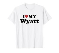 I Love My Wyatt Nome Coordinato Coppia Maglietta