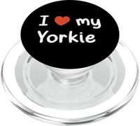 I Love My Yorkie Heart Yorkshire Terrier Cane Mamma Papà PopSockets PopGrip per MagSafe