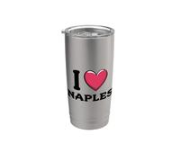 I Love Naples Italia Bicchiere termico in acciaio inox doppia parete