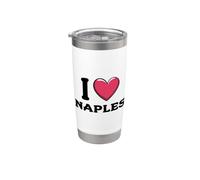 I Love Naples Italia Bicchiere termico in acciaio inox doppia parete