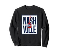 I Love Nashville, Nashville Tennessee Illustration Graphic Felpa