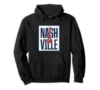 I Love Nashville, Nashville Tennessee Illustration Graphic Felpa con Cappuccio