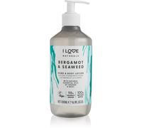 I Love Naturals Bergamot & Seaweed latte per mani e corpo 500 ml