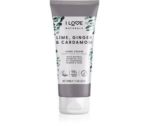 I Love Naturals Lime, Ginger & Cardamom crema per le mani 100 ml