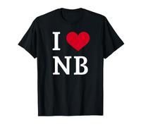 I Love NB, I Heart Initials N.B. Maglietta