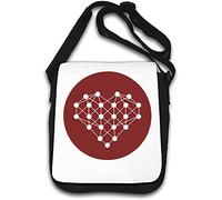 I Love Neural Networks AI Artificial Intelligence Logo Borsa a tracolla Bianco