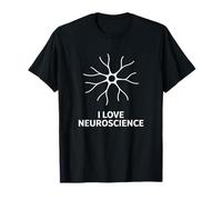I Love Neuroscience Brain Design STEM Neuroscience Citazione Maglietta