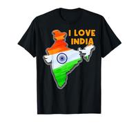 I Love New-Delhi Hello India Map Flag Orgoglioso Indiano papà Mamma Maglietta