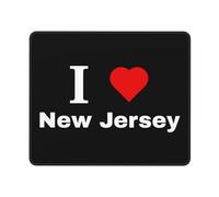 I Love New Jersey Mouse Pad Morbido Mousepad Durevoli Tappetino per Mouse per Gaming Casa Laptop 25X30Cm