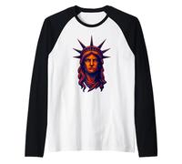 I Love New York City, Cool New York City Statue of Liberty Maglia con Maniche Raglan