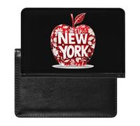 I Love New York City porta passaporto per uomo donna in pelle PU custodia passaporto portafoglio da viaggio