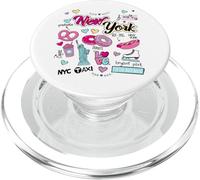 I Love New York, New York City Illustration Graphic Designs PopSockets PopGrip per MagSafe