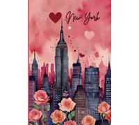 I Love New York Notebook | Pink Edition - Beautiful Travel Journal for Girls, Women and New York City Lovers | 120 Wide-Ruled Pages