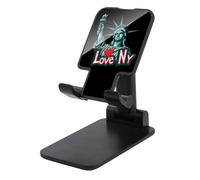 I Love New York, supporto pieghevole per telefono cellulare, regolabile, da scrivania, accessori da viaggio, 16,5 x 8,9 x 6,3 cm