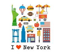 I Love New York: Workbook for Kids (Ages 5+)