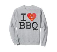 I Love North Carolina BBQ I Heart NC Barbecue Sauce Smoker Felpa