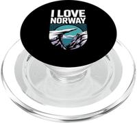 I Love Norway Adventure Scenic Design PopSockets PopGrip per MagSafe