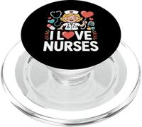 I Love Nurses - Un sentito tributo all'assistenza sanitaria PopSockets PopGrip per MagSafe