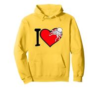 I Love Octopus Cuore Simbolo Carino Gigante Calamaro Piccolo Kraken Felpa con Cappuccio