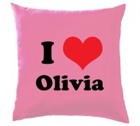 I Love Olivia - Cuscino - Cantante Canzoni Dean Ventola Tour Uomo Bisogno