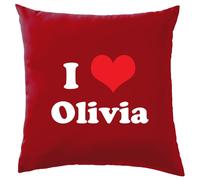 I Love Olivia - Cuscino - Cantante Canzoni Rodrigo Ventola Tour