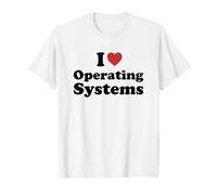 I Love Operating Systems Student Major Graduation Maglietta