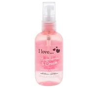 I Love Originals Strawberries & Cream Body Spritzer, Formulated With Natural Fruit Extracts to Keep You Cool & Fragranced, Travel-Size Essential Providing On-The-Go Refreshment, Vegan-Friendly - 100ml