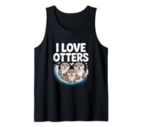I Love Otters - Simpatico Design per Amanti degli Animali Canotta