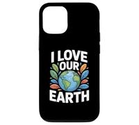 I Love Our Earth - Messaggio ambientale Custodia per iPhone 12/12 Pro