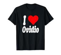 I Love Ovidio Cuore Nome Design Maglietta