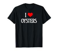 I Love Oysters I Heart Oysters Amante dei crostacei Amante delle ostriche Maglietta