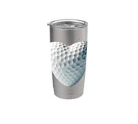 I Love - Palline da golf a forma di cuore, per amanti dei giocatori di golf, per Bicchiere termico in acciaio inox doppia parete