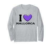 I Love Palma De Mallorca Spagna Maglia a Manica