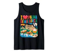 I Love Palma De Mallorca Spagna Viaggio Souvenir Canotta