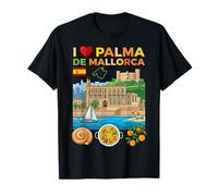 I Love Palma De Mallorca Spagna Viaggio Souvenir Maglietta