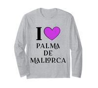I Love Palma di Maiorca Spagna Maglia a Manica