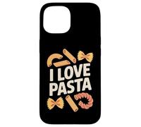 I Love Pasta Cibo Italiano Passione Custodia per iPhone 15