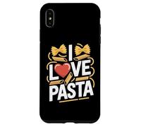 I Love Pasta Cuore Tagliatelle Amante del Cibo Custodia per iPhone XS Max