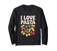 I Love Pasta Delizia Gastronomica Divertimento Foodie Maglia a Manica