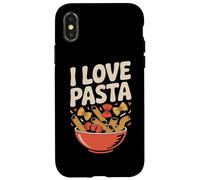I Love Pasta Divertente Cucina Italiana Arte Custodia per iPhone X/XS