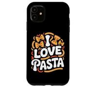 I Love Pasta Funny Food Lover Citazione Custodia per iPhone 11
