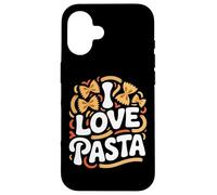 I Love Pasta Funny Food Lover Citazione Custodia per iPhone 16