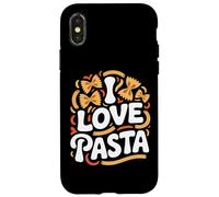 I Love Pasta Funny Food Lover Citazione Custodia per iPhone X/XS