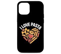 I Love Pasta - Tagliatelle a forma di cuore Custodia per iPhone 12/12 Pro