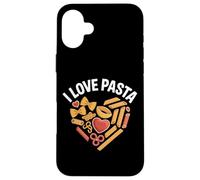 I Love Pasta - Tagliatelle a forma di cuore Custodia per iPhone 16 Plus