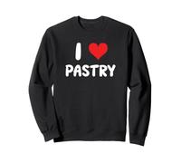 I Love Pastry - Cuore - Bake Bakery Baking Bake Cake Bread Felpa