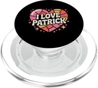 I Love Patrick - Vetro colorato a forma di cuore PopSockets PopGrip per MagSafe