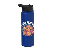 I Love Peaches Succosa Frutta Passione Stainless Steel Insulated Water Bottle