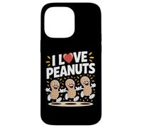 I Love Peanuts - Divertente design a cartoni animati Custodia per iPhone 14 Pro Max