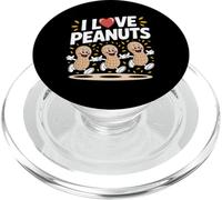 I Love Peanuts - Divertente design a cartoni animati PopSockets PopGrip per MagSafe
